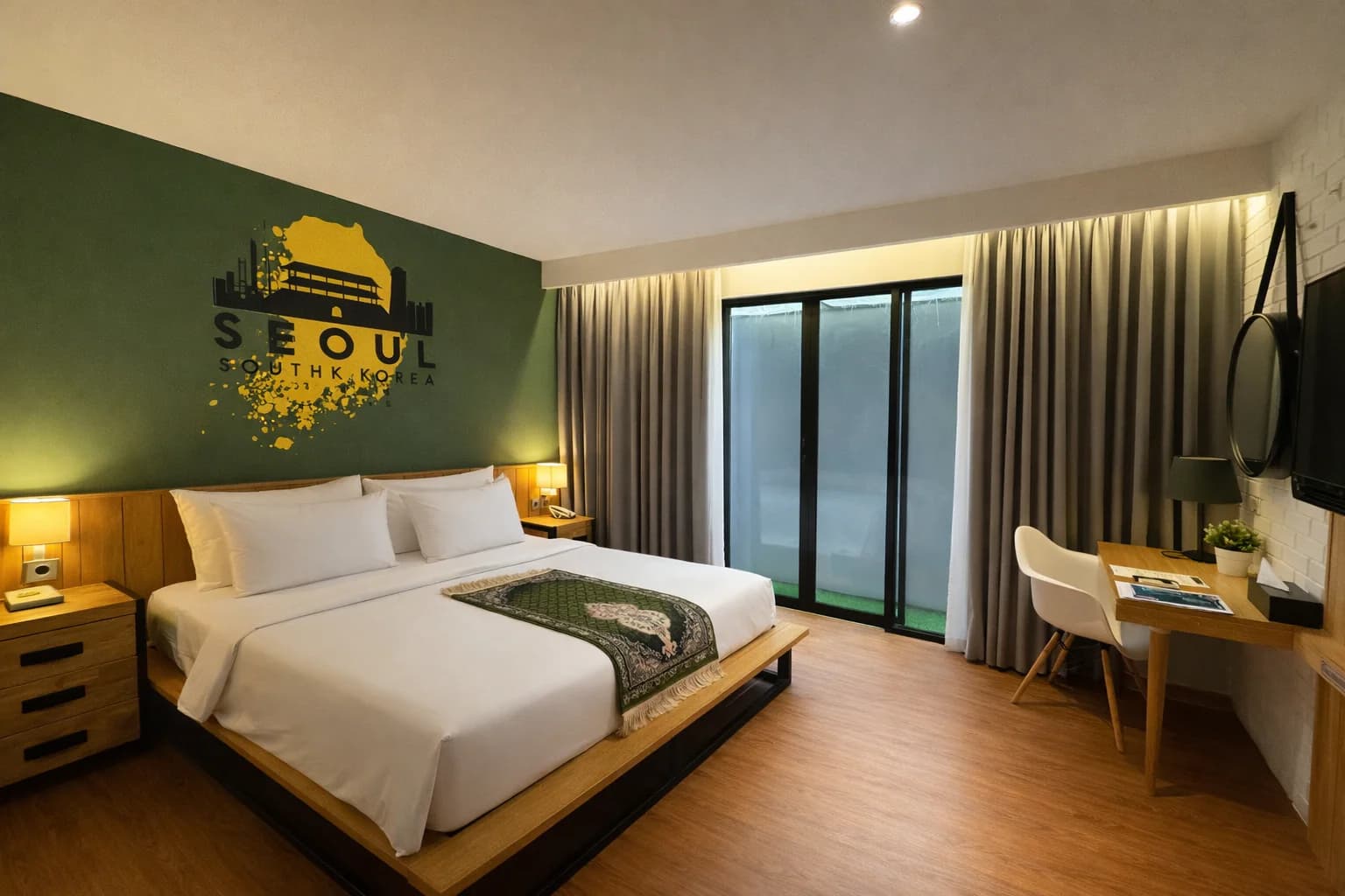Deluxe King room view