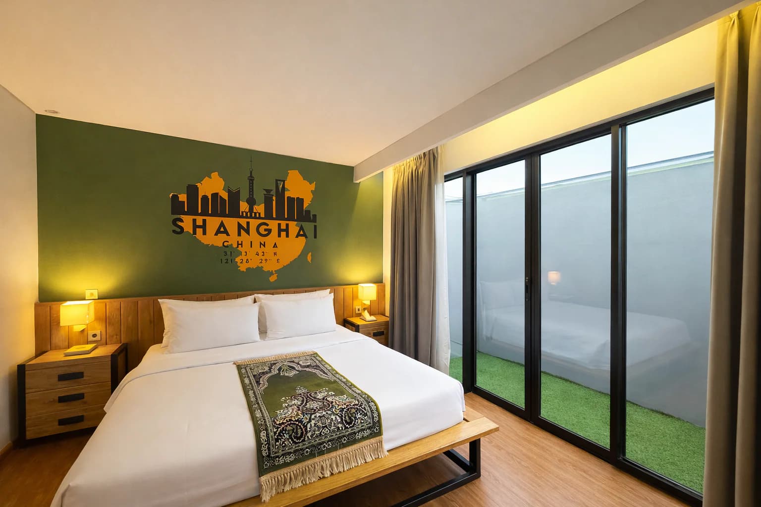 Deluxe King room interior